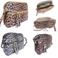 LE050-TAN LEOPARD VEGAN LEATHER CROSSBODY BAG